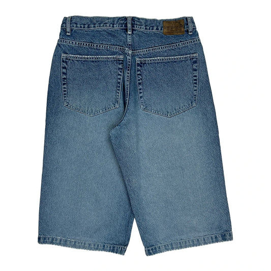 Vintage Union Bay Baggy Denim Shorts - 34W 11L Blue Cotton