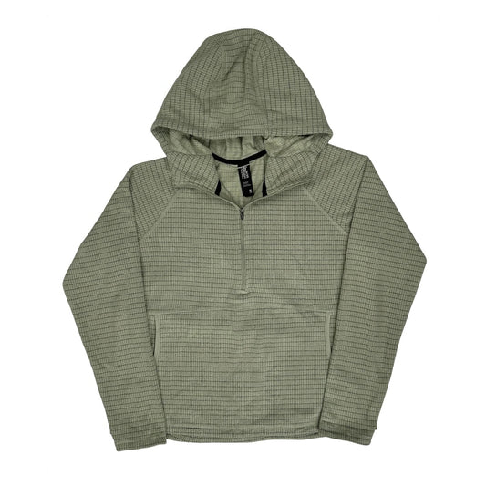 Vintage Mountain Hard Wear Hoodie - Medium Khaki Polyester Blend