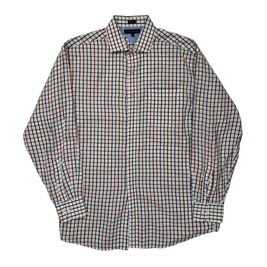 Tommy Hilfiger Checked Shirt - Large Blue Cotton
