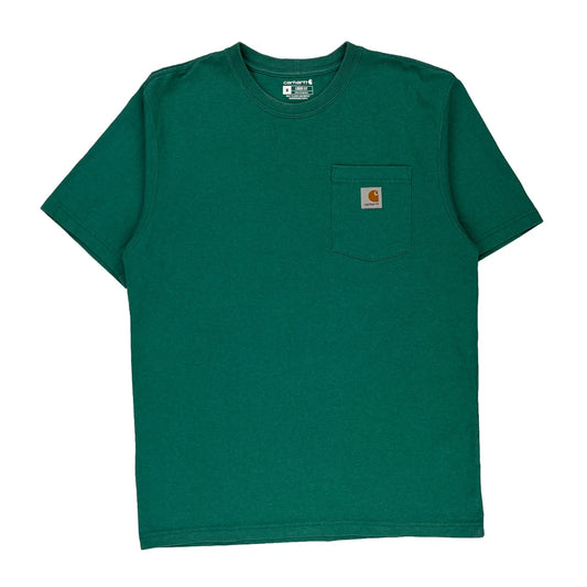 Carhartt T-Shirt - Medium Green Cotton Blend