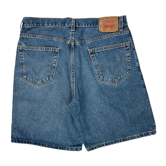 Levis Denim Shorts - 34W 9L Blue Cotton