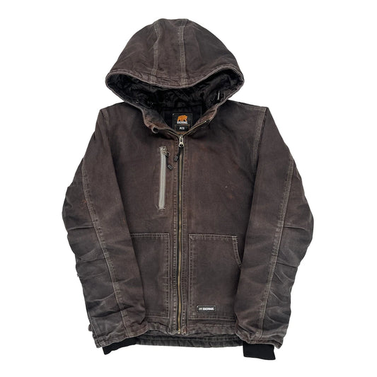 Berne Jacket - Small Brown Cotton Blend