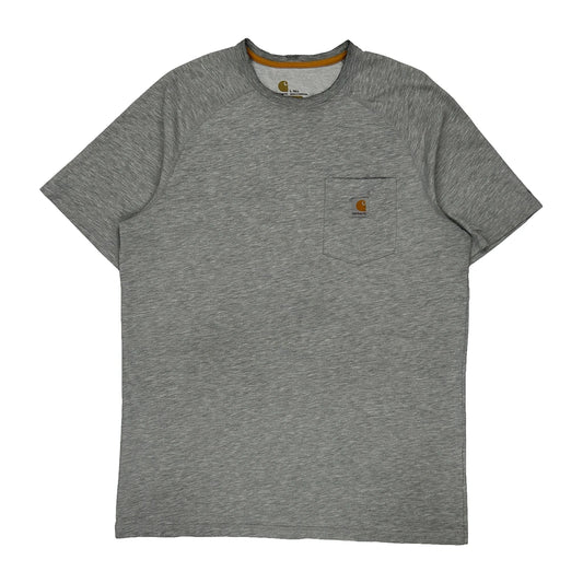 Pocket Carhartt Tall T-Shirt - Large Grey Cotton