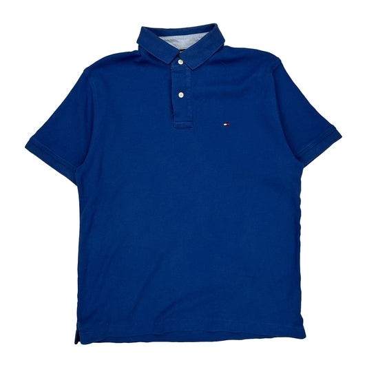 Tommy Hilfiger Polo Shirt - Medium Blue Cotton