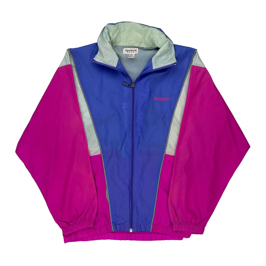 Reebok Windbreaker - Small Multicoloured Nylon