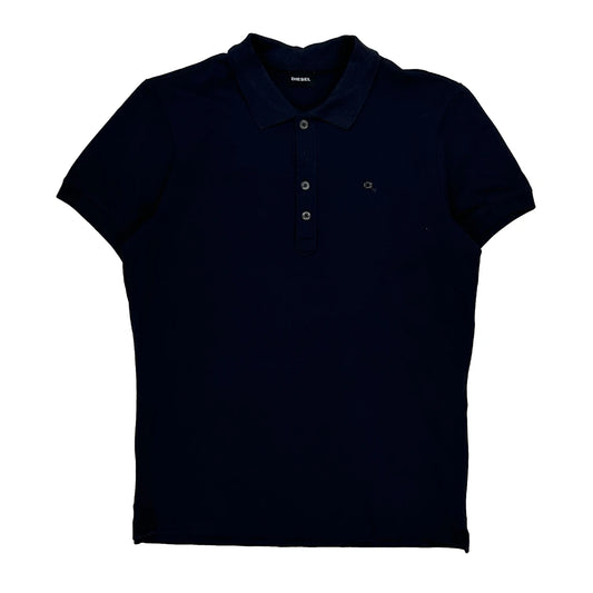 Diesel Polo Shirt - Small Navy Cotton