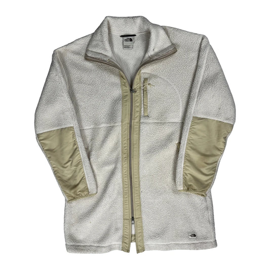 The North Face Fleece Jacket - Small Cream Polyester