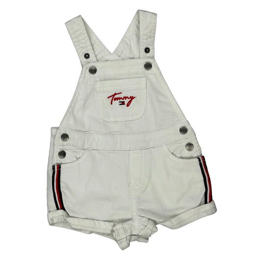 18 Months Tommy Hilfiger Dungarees - 3XS White Cotton