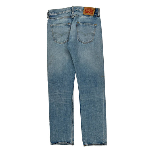 501 Levis Jeans - 30W 30L Light Wash Cotton
