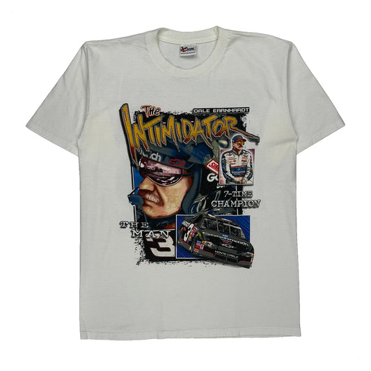 Dale Earnhardt Chase Authentics Nascar T-Shirt - Medium White Cotton