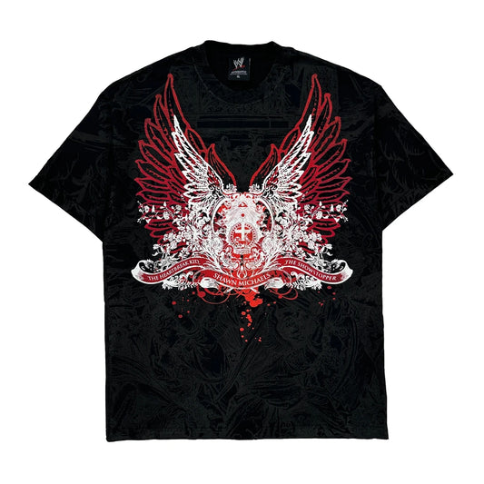 Shawn Michaels Wwe Graphic T-Shirt - XL Black Cotton