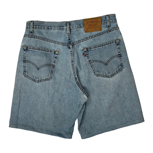 Vintage Levis Denim Shorts - 32W 9L Light Wash Cotton
