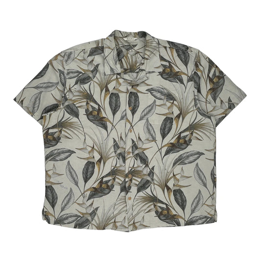 Paradise Collection Hawaiian Shirt - 2XL Cream Silk