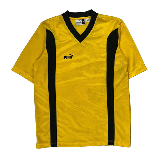 Puma Football Shirt - Small Black Polyester