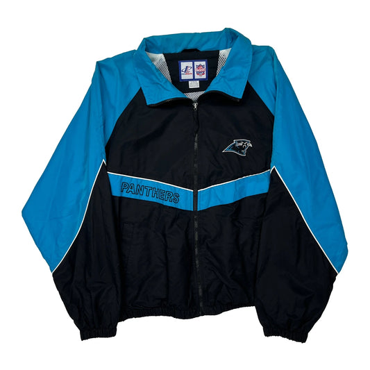 Panthers Logo Athletics Football Windbreaker - Large Black Polyester