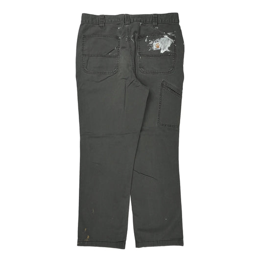 Carhartt Carpenter Trousers - 34W 32L Black Cotton