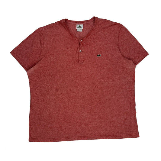 Lacoste Polo Shirt - 3XL Red Cotton