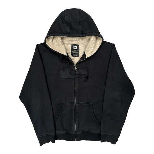 Quiksilver Hoodie - Large Black Cotton