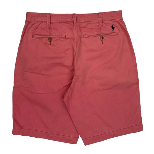 Polo By Ralph Lauren Chino Shorts - 32W 10L Red Cotton