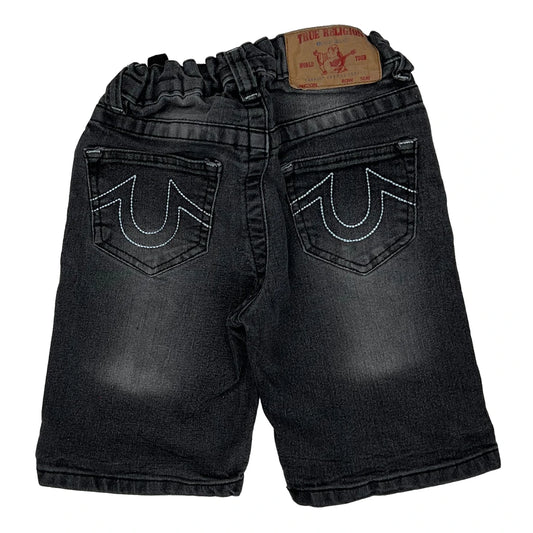Vintage Age 6 True Religion Denim Shorts - XS Grey Denim