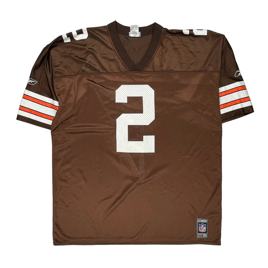 Cleveland Browns Reebok Nfl Jersey - 2XL Brown Nylon