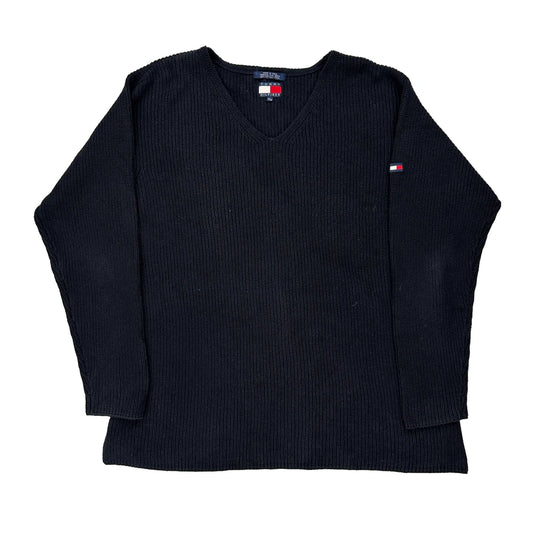 Tommy Hilfiger Jumper - XL Black Cotton