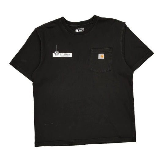 Corday Lighting Inc. Carhartt Graphic T-Shirt - Large Black Cotton