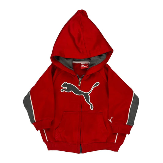 12 Months Puma Hoodie - 3XS Red Cotton Blend