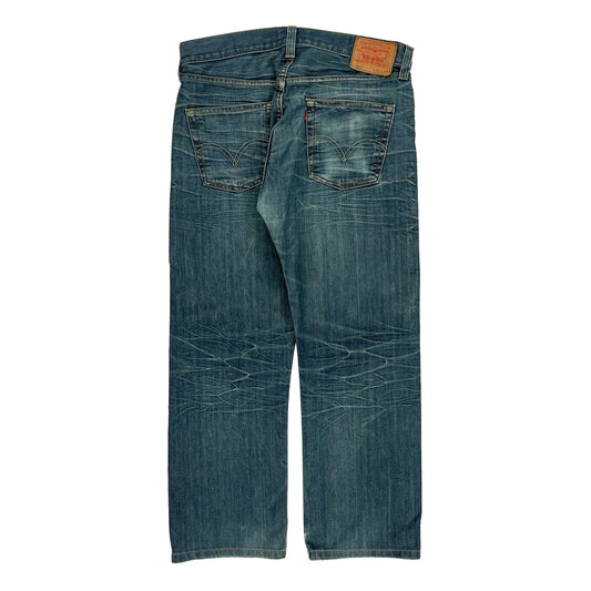 501 Levis Jeans - 34W 26L Blue Cotton