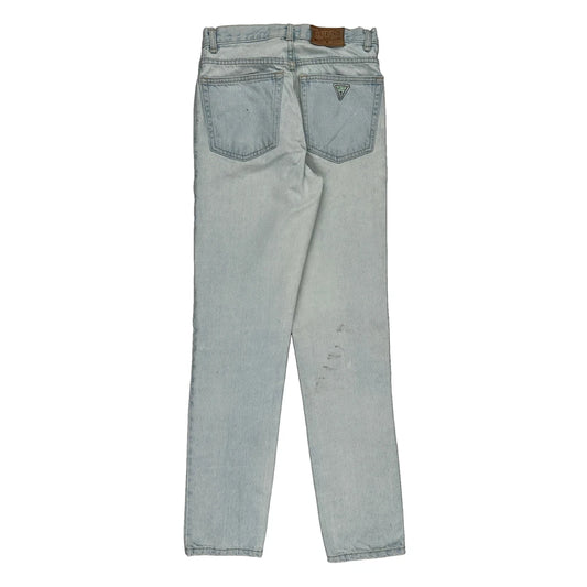 Made In Usa Guess Jeans - 30W 32L Light Wash Cotton
