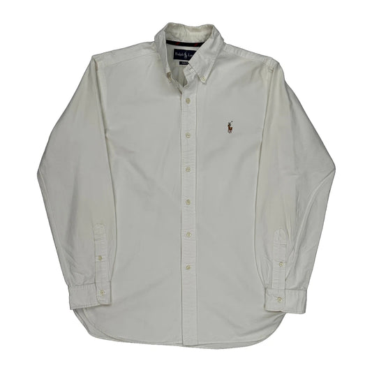 Ralph Lauren Shirt - Medium White Cotton