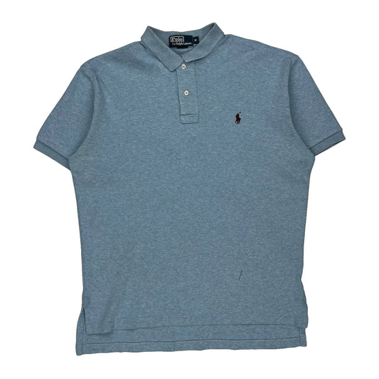 Polo By Ralph Lauren Polo Shirt - Medium Blue Cotton