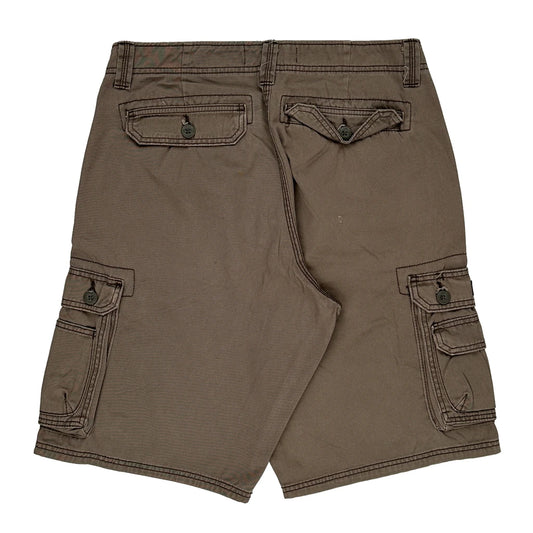 Lee Cargo Shorts - 32W 11L Brown Cotton