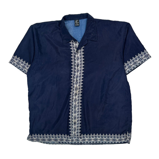 Claudio Nucci Graphic Shirt - XL Navy Cotton