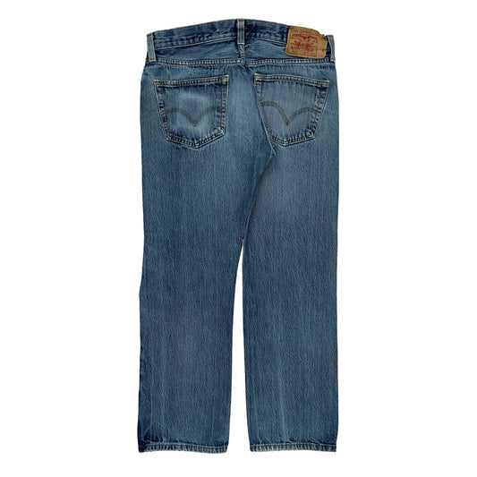501 Levis Jeans - 34W 29L Blue Cotton
