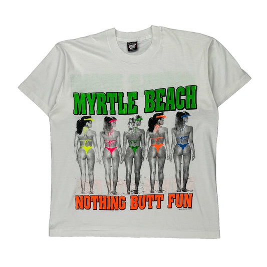 Myrtle Beach Screen Stars Graphic T-Shirt - XL Multicoloured Cotton