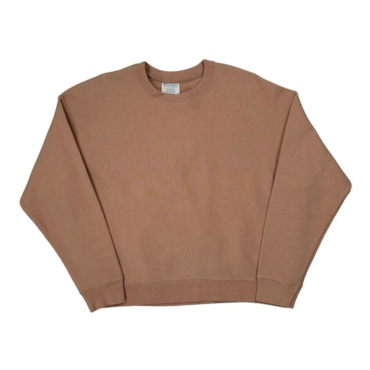 Reverse Weave Champion Sweatshirt - XL Brown Cotton Blend