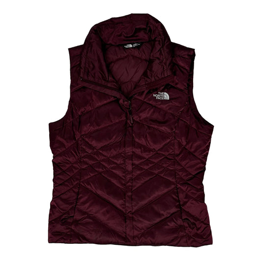 The North Face Gilet - Small Burgundy Down