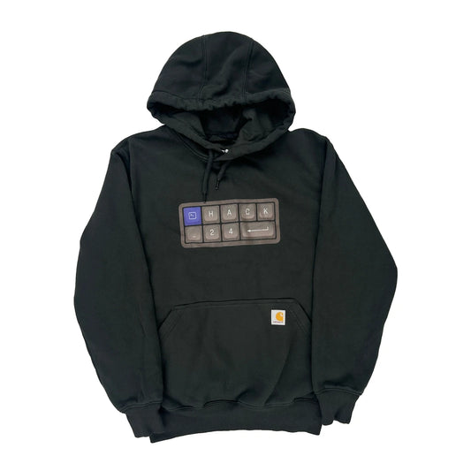 Hack 24 Carhartt Graphic Hoodie - Small Black Cotton