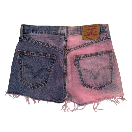 Levis Denim Shorts - 30W UK 10 Blue Cotton