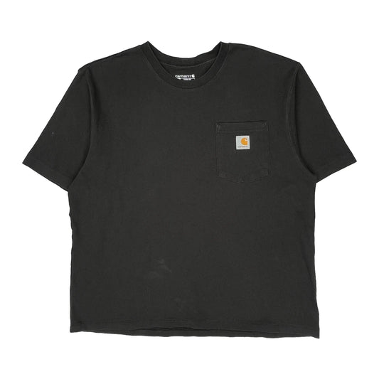 Vintage Carhartt T-Shirt - Large Black Cotton