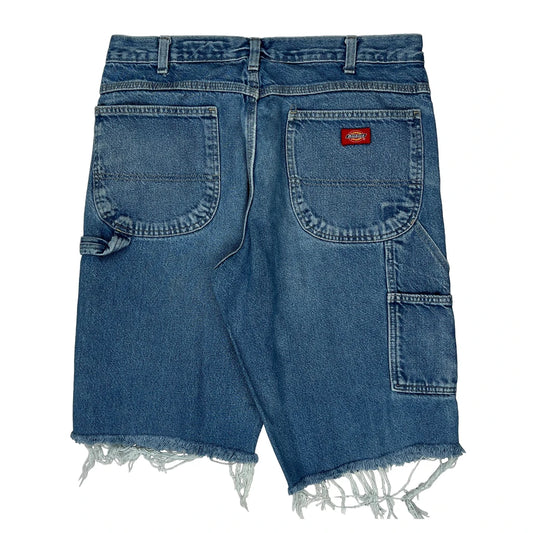 Levis Denim Shorts - 33W 10L Blue Cotton