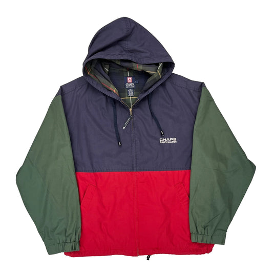 Chaps Ralph Lauren Windbreaker - Medium Green Polyester