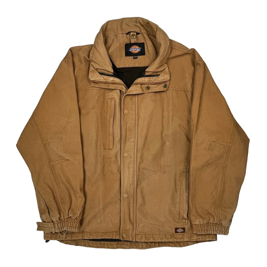 Dickies Workwear Jacket - XL Brown Cotton