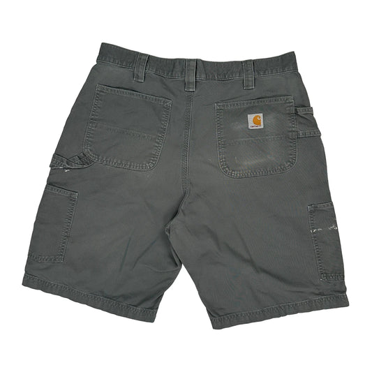 Carhartt Carpenter Shorts - 34W 10L Grey Cotton