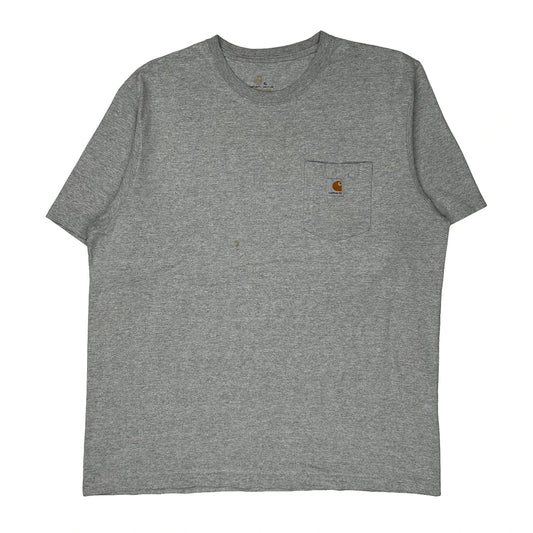Carhartt T-Shirt - XL Grey Cotton
