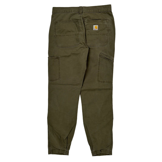 Vintage Carhartt Cargo Trousers - 30W 31L Green Cotton