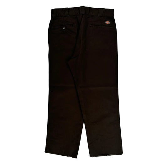 Dickies Trousers - 34W 27L Black Cotton