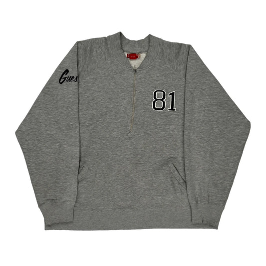 Guess Sweatshirt - XL Grey Cotton Blend