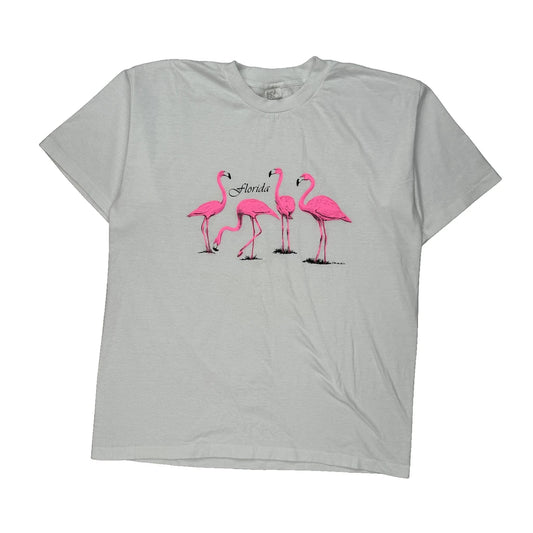 Unbranded Graphic T-Shirt - XL Pink Polyester Blend